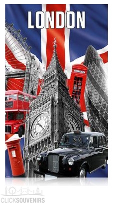 Capital London 100% Cotton Tea Towel