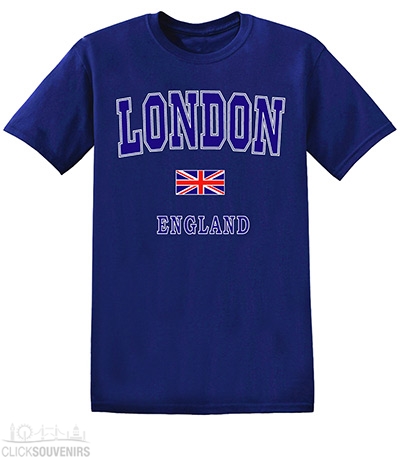 Childrens Navy Blue Capital London London T-Shirt