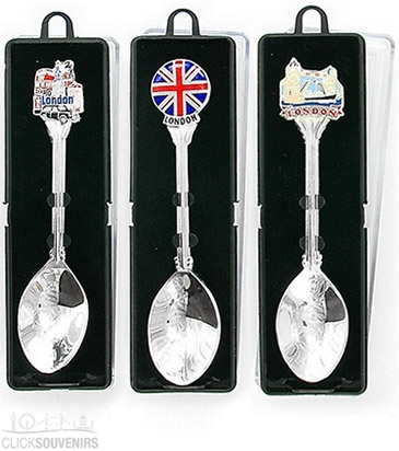 Gift Set of Three London Teaspoons