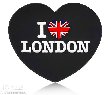 Magnet Aimant Frigo Ø38mm I Love Heart Coeur J'aime Londres Royaume-Uni 