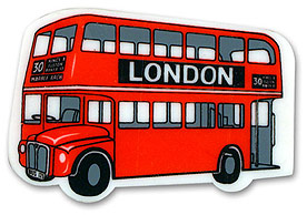 Rubber London Bus Eraser