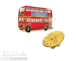 Double Decker Bus Lapel Pin Badge