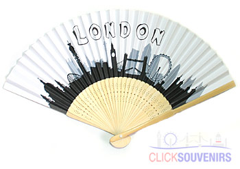 Paper London Skyline Souvenir Fan