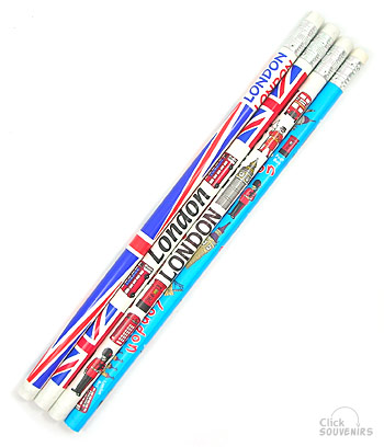 Pack of Four London Pencils