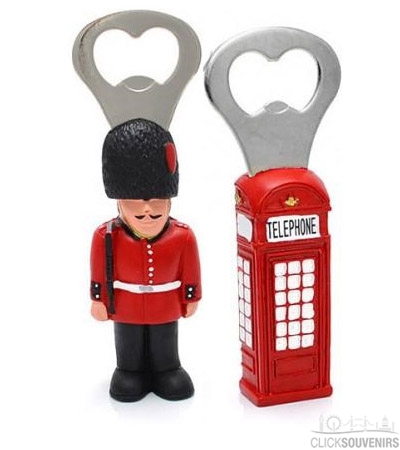 Two London Souvenir Bottle Openers