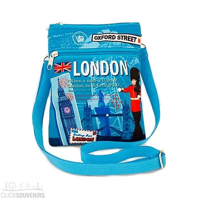 London Souvenir Scrapbook Passport Travel Bag