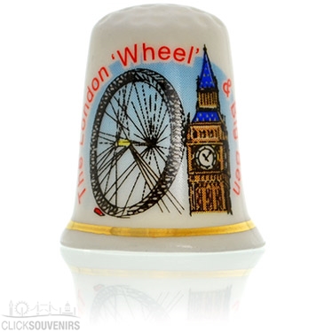 The London Eye, Wheel Porcelain Thimble