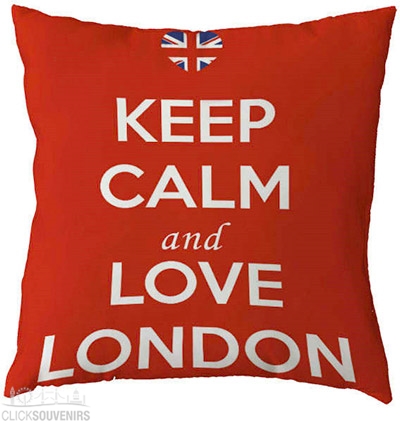 Keep Calm and Love London Cushion Cover