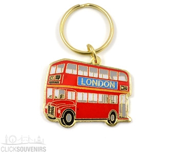 Souvenir Metal Bus Keyring