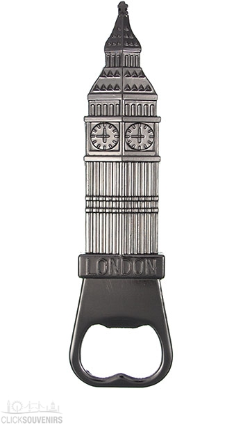 Pewter Big Ben Bottle Opener Magnet