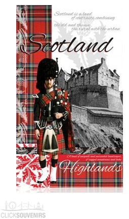 Scottish Heraldic Scotland Souvenir Tea Towel