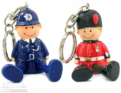 Gift Set of 2 Stringfella London Keyrings