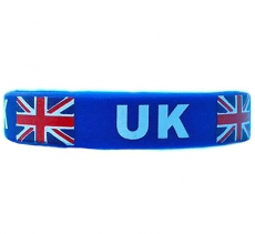 Union Jack Silicone Wristband UK Souvenir