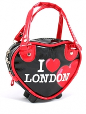 Heart Shaped I Love London   Handbag