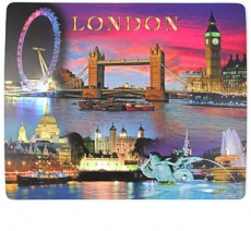 Mouse Mat with Big Ben and Tower Bridge