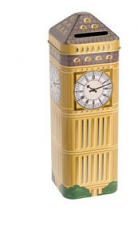 Tin Big Ben Money Box   with 20 Teabags