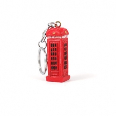 Polyresin Telephone Box Keyring