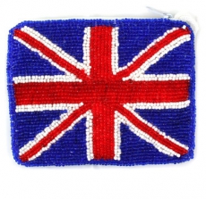 Union Jack Bead Purse Souvenir