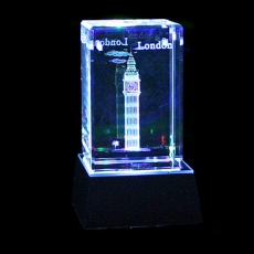 Big Ben Crystal & Colour Changing Light Stand