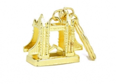 Gilt Tower Bridge Keyring