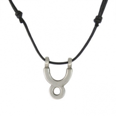 Taurus Pewter Pendant with Adjustable Cord