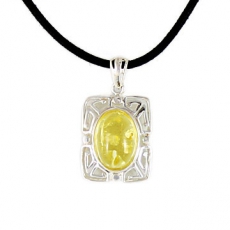 Yellow Amber Necklace