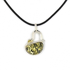 Green Amber Necklace