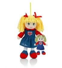 Union Jack London Rag Doll ONLY TWO LEFT IN STOCK
