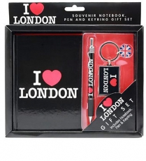 Love Notebook, Pen & Keyring Set