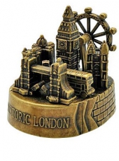 Die Cast Metal Collage Scene Pencil Sharpener