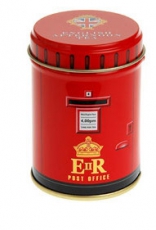 Post Box Mini Tin with Tea