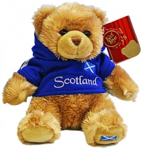 14cm Scotland Teddy Bear with St Andrews Flag Hoodie