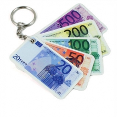 Euro Currency Keyring