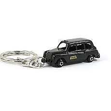 Die Cast Metal Taxi Keyring