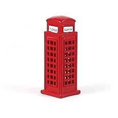 Red Die Cast Metal Telephone Box Magnet