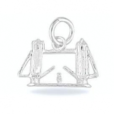 Large Sterling Silver Tower Bridge Charm
