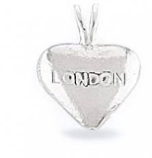 Sterling Silver Solid Heart Pendant