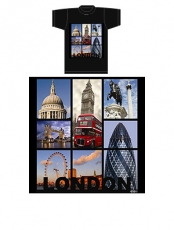 Classic Fit Black T Shirt with 2 Free Postcards