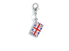 Silver Plated Union Jack Charm