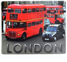Mouse Mat With Bus & Taxi