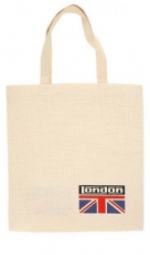 Half Union Jack Jute Bag
