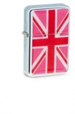 Pink Union Jack Lighter UK