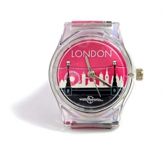 Pink Skyline Watch   