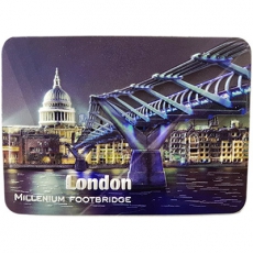 Vinyl 3D Millennium Bridge London Souvenir Magnet