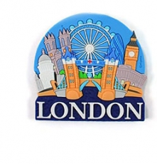 Rubber PVC London Collage Magnet
