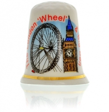 The London Eye, Wheel Porcelain Thimble