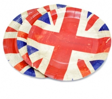 Pack of 6 Union Jack Party Plates