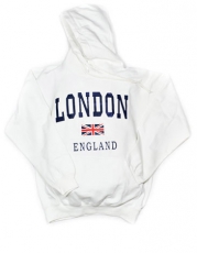 White England Union Jack Hooded Sweatshirt