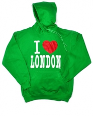 Green Love Hooded Sweater Hoodie FREE DELIVERY
