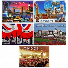Set of 5 London Picture Magnets